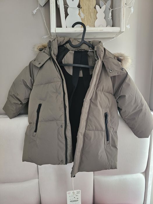 Детско яке Зара от пух размер 104