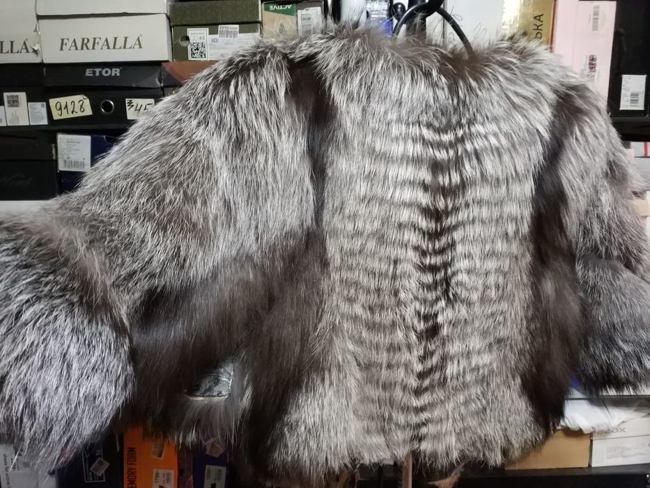 Шуба из чернобурки