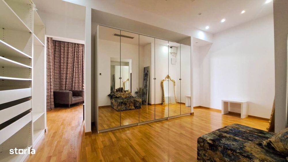 Penthouse Lux 4 camere de inchiriat Baneasa | Lift privat | Terasa 360