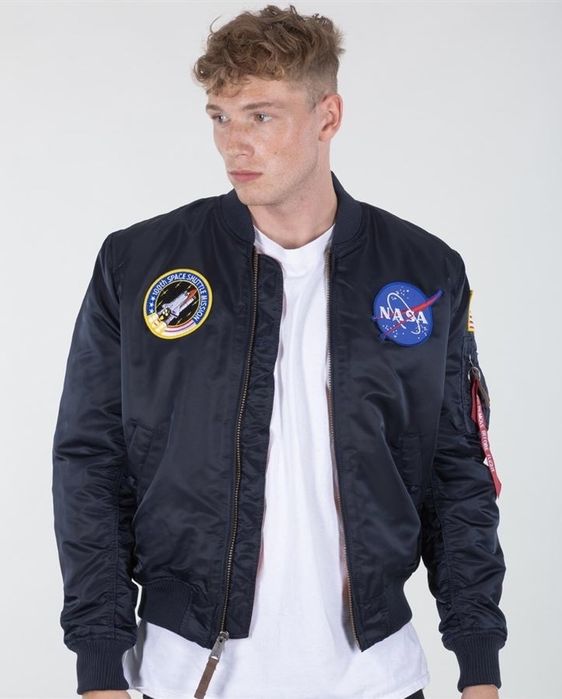 Alpha Industries MA-1 VF NASA Bomber ОРИГИНАЛ мъжко бомбър яке S-М