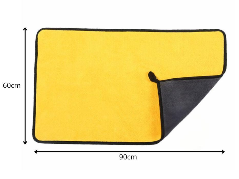 микрофибърна голяма кърпа  60смх90см за подсушаване , полиране ...