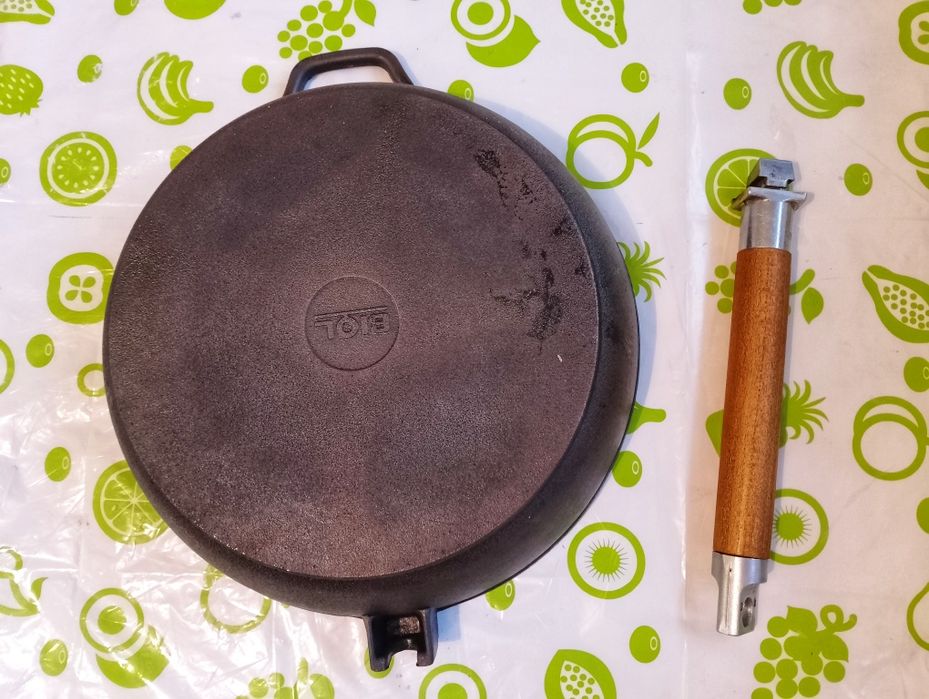 Чугунени тигани с разглобяема дръжка