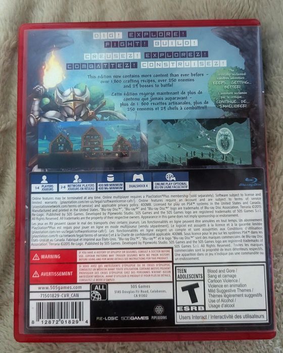 Терария пс4 в идеальном состоянии