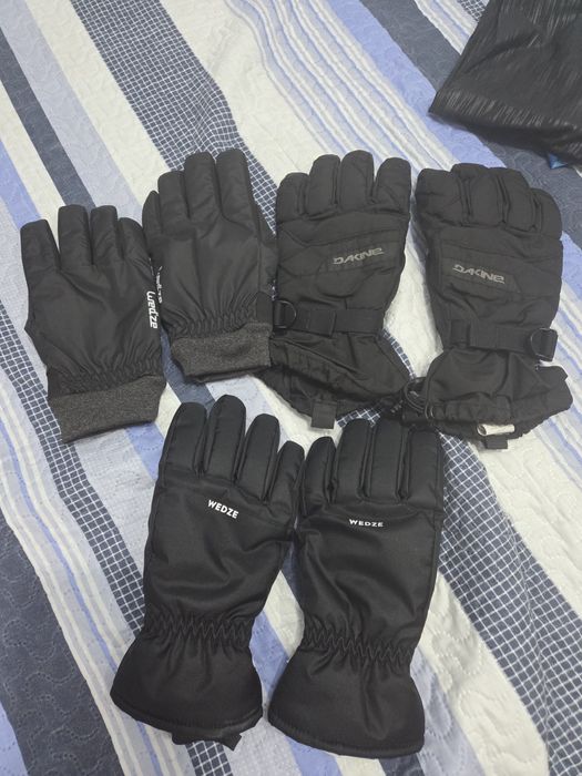 детски ски панталони 12  год, термоблузи, ски горнище и ръкавици