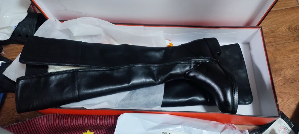 Продам сапоги ботфорты