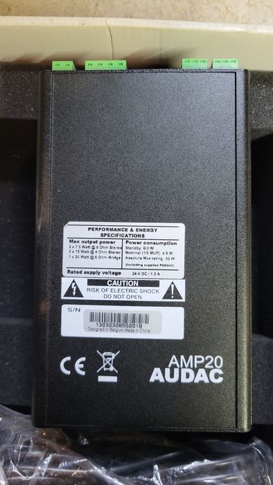 Усилитель мощности Audac AMP20