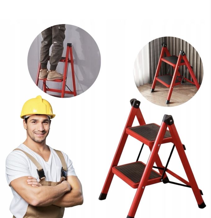 Scara Aluminiu 2 3 4 5 trepte pliabila stabila antiderapanta max 150kg