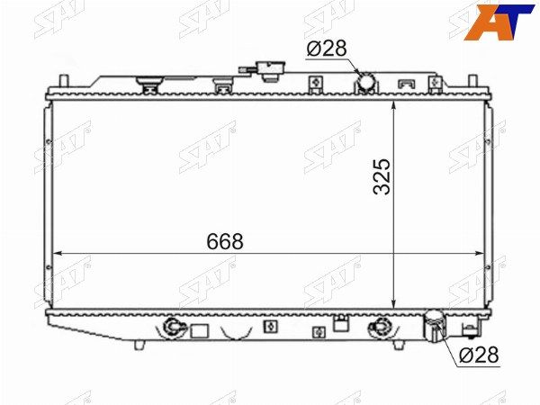 Радиатор Honda Civic