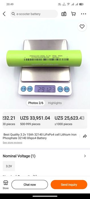 36v7.8ah 55$
36v10ah. 65$
48v15ah  85$
48v20ah  140$
60v20ah  155$
60v