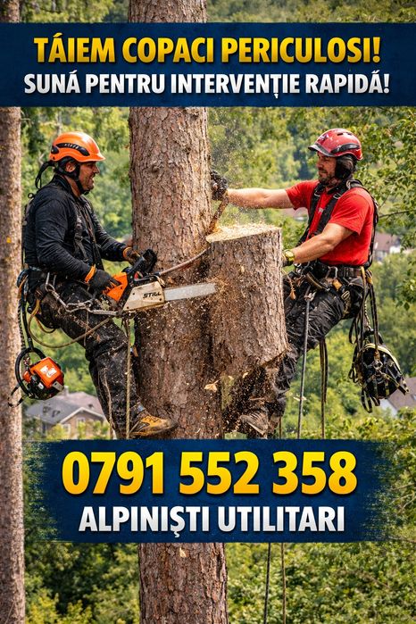 Toaletări copaci | Defrișări | Alpiniști utilitarii