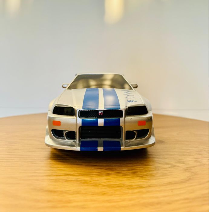 Кола с дистанционно, Jada, Fast And Furious, Nissan Skyline GTR