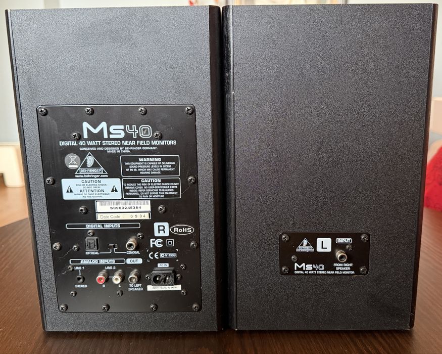 Boxe Monitor Behringer MS40