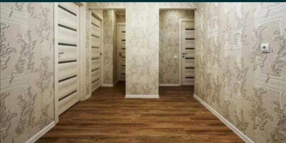 Поклейка обоев. ..