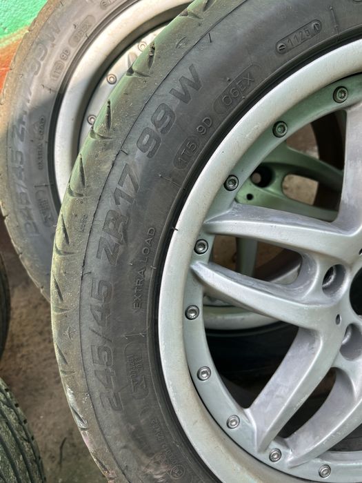 Jante ORIGINALE BMW R17 în două lățimi – DOT 2024-2025 + Inele de centrare