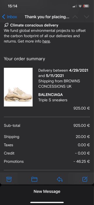 Маратонки BALENCIAGA 38