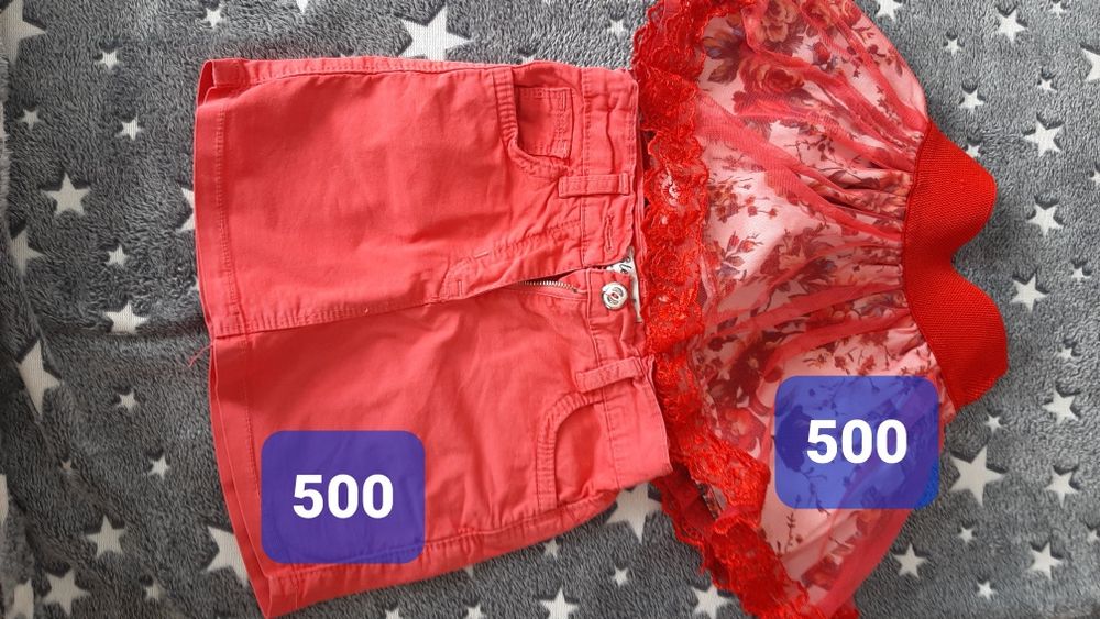 Юбочки  разные.  Цены указаны