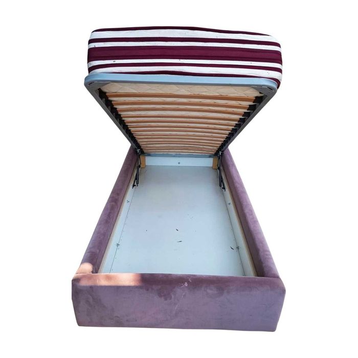 Pat Single cu Somiera Rabatabila 200x90 cm; Pret fara saltea