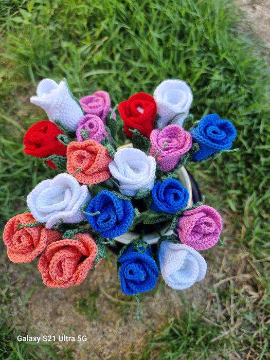 Trandafiri crosetati