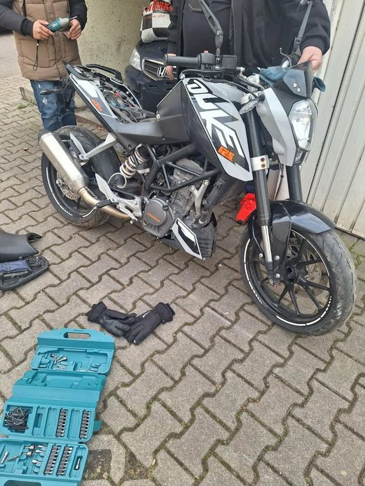 Ктм duke 125 на части