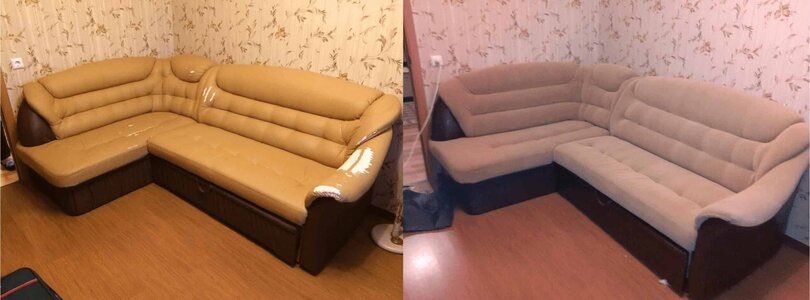Перетяжка диванов