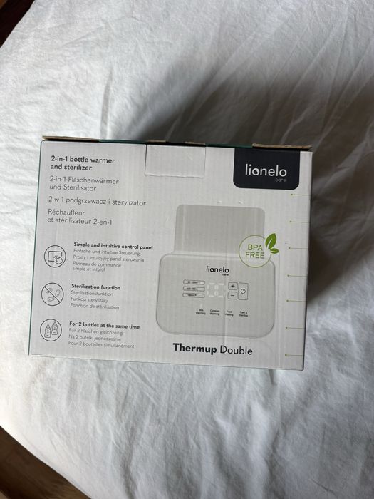 Нагревател за бебешки бутилки Lionelo Care Thermup Double