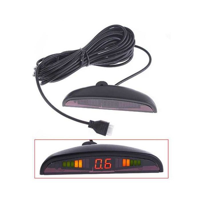 Парктроник с 4 сензора LED дисплей и зумер (Сребрист)