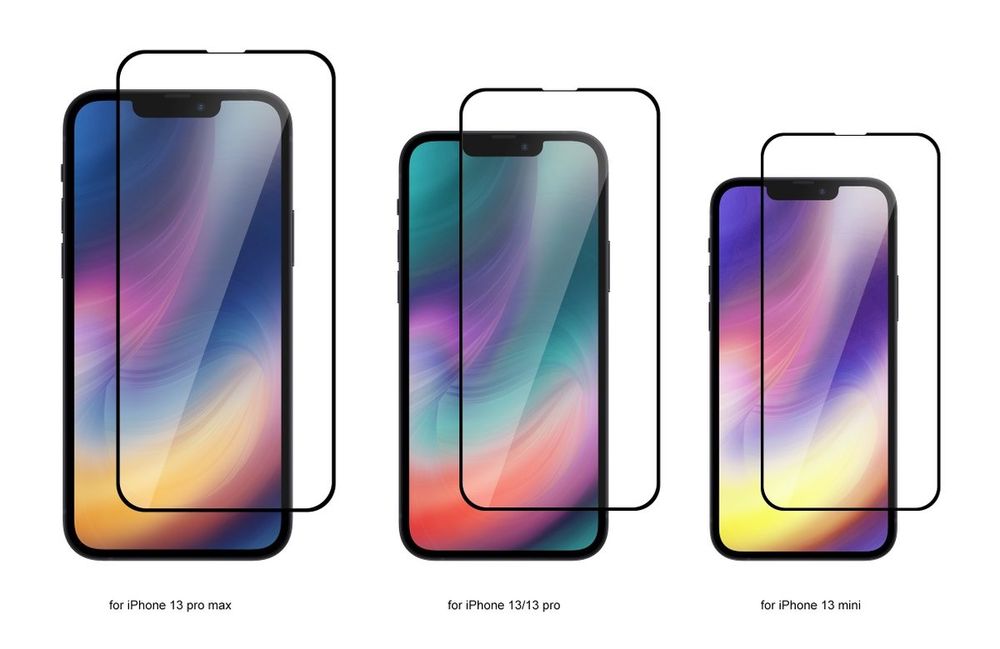 5D Стъклен протектор за Apple iPhone 12 / 12 Pro / 12 Mini / 13 Max