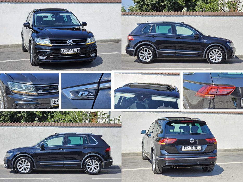 VW Tiguan R-Line 2.0TDI 150cp DSG 2017 / LED PANO Distronic LINE / TOP