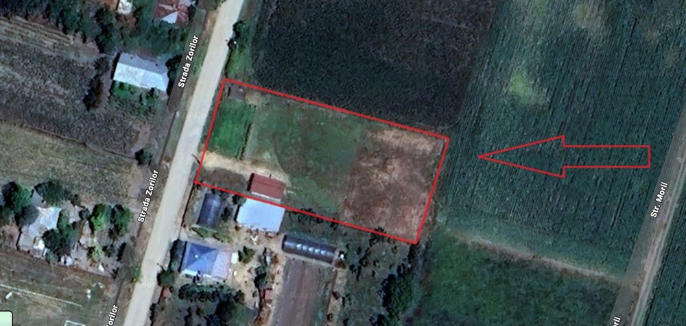 Vând teren 2.500 mp + container locuibil, Silistraru, Braila
