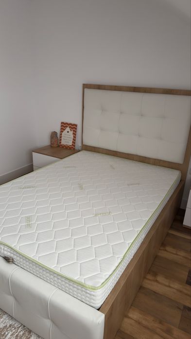 Pat cu ladă depozitare + Saltea Dormeo Aloe Vera