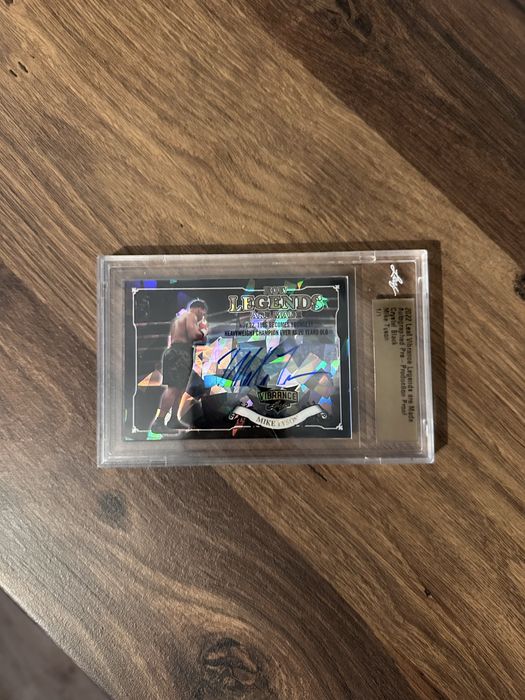 Mike tyson карта с подпис 1/1