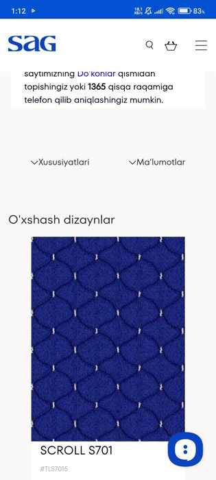 SAG kovralinlar mexmonxona ofislar uchun