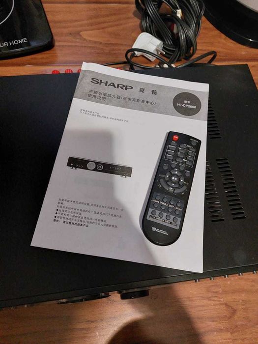 Усилитель звука, колонки Sharp. Для домашнего кинотеатра