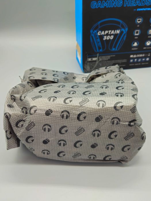 Безжичен геймърски хедсет Captain 300 -2.4GHz/Bluetooth 5.3/3.5 мм,LED