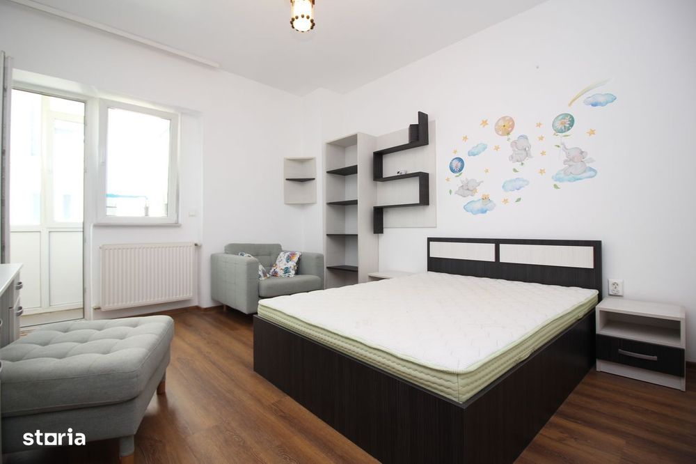 Berceni - Grand Arena, bloc 2015, 2 camere mobilat, parcare la liber — fotografia 3
