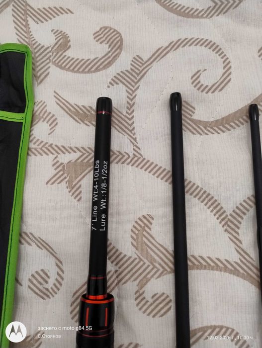 Травъл Спининг с калъф.