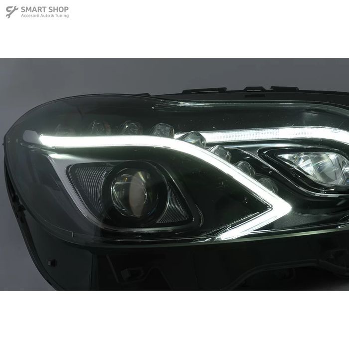 Faruri LED Mercedes E-Class W212 Facelift (2013-2016) cu Xenon