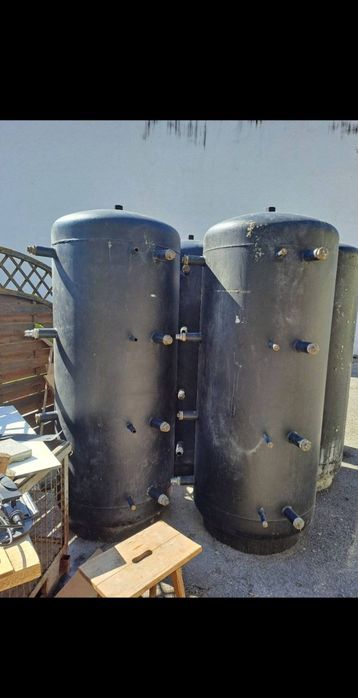 Centrala pe lemne froling 50kw si puffer de 1000 litri