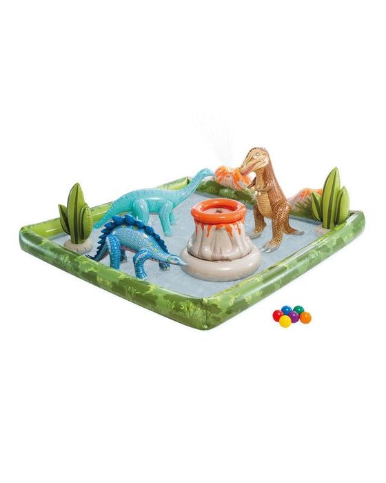 Детский бассейн с динозаврами Intex 56132-Игровой центр с родителями