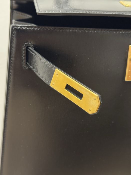 Hermes kelly box leather
