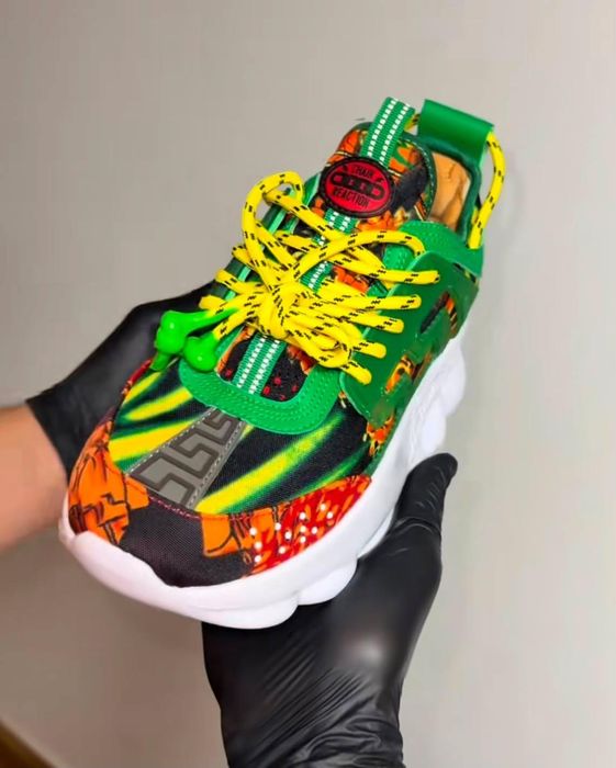 Versace Chin Reaction(Navy Green Yellow)