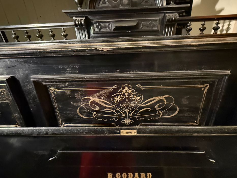 Pianina veche franceza B.Godard Paris cca 1900