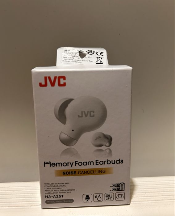 Безжични слушалки JVC HA-A25T Memory foam earbuds