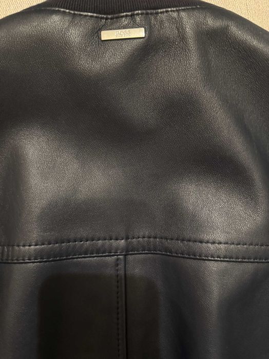 Jacheta BOSS de piele Nappa