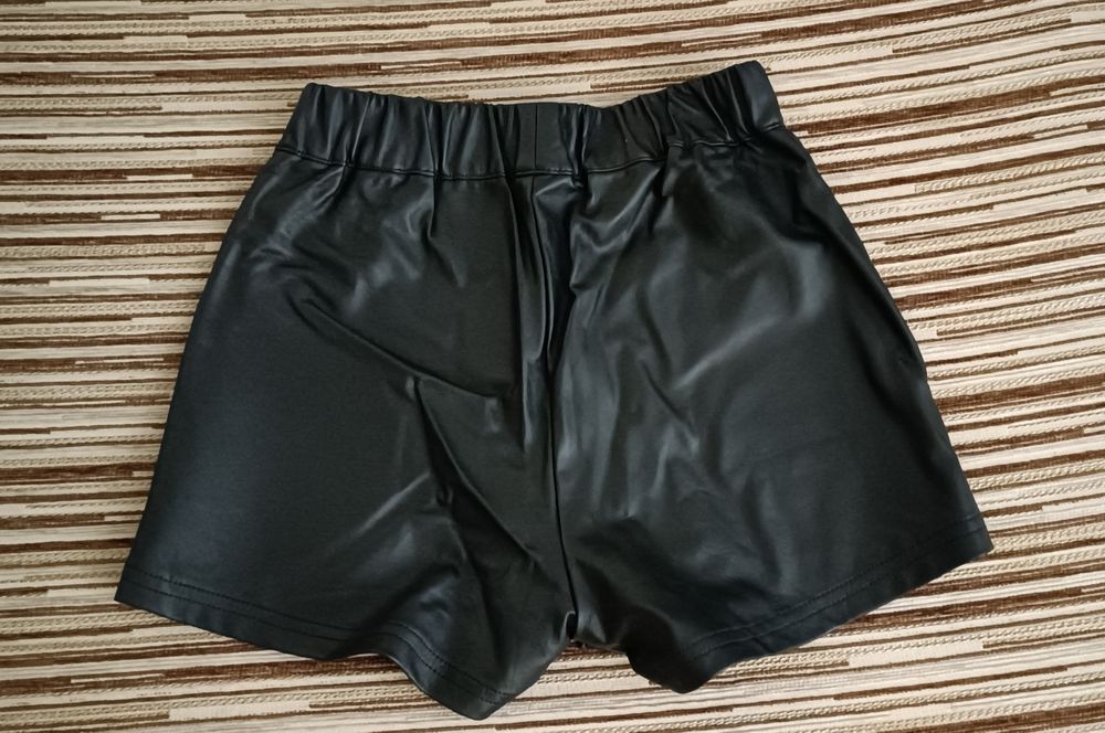 Черни кожени панталони - детски