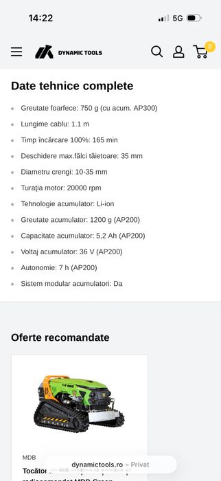 Vand foarfeca de mana Stihl