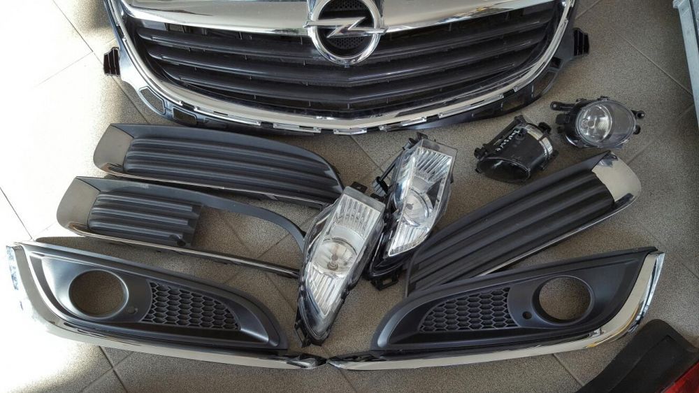 Opel Insignia, faruri, stopuri, bări protecție, grile