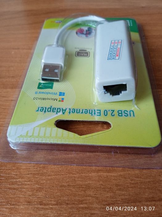 USB 2.0 Ethernet adapter, USB 2.0 intenet adapter