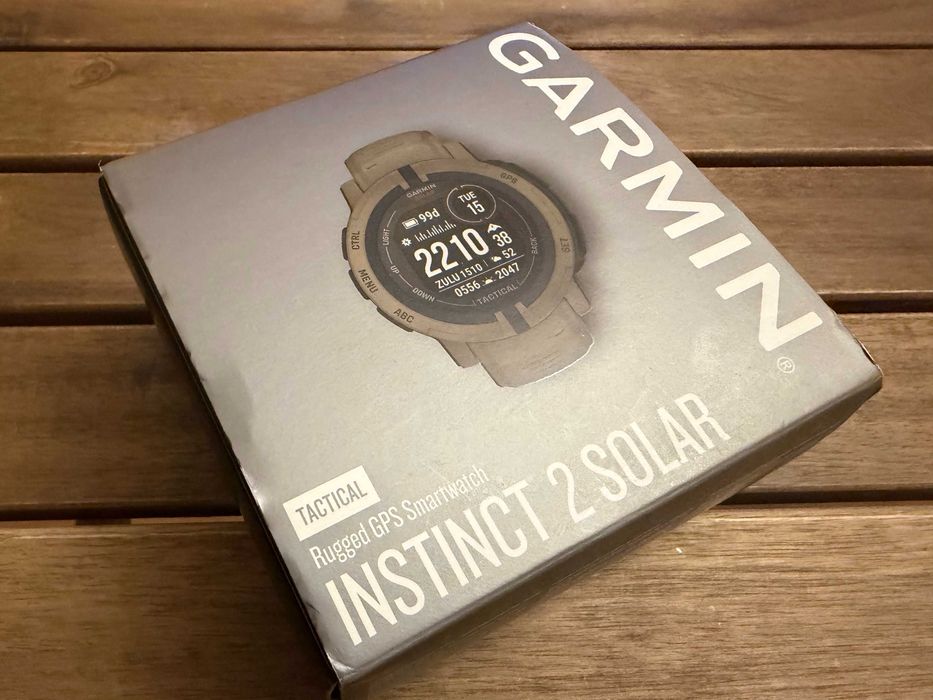 Garmin Instinct 2 Solar Tactical Edition 45mm Coyote Tan – Full Box