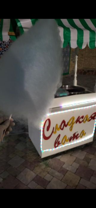 Тележка сладкой ваты